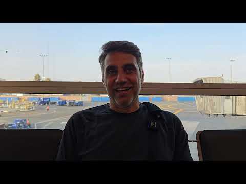 Dimitris sharing his Peru experience